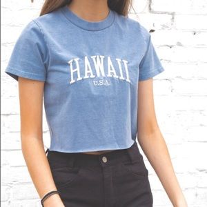 Brandy Melville HELEN Hawaii USA Blue top